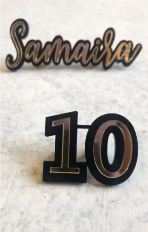 Single word and Number charm