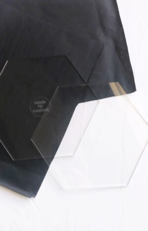 Hexagonal Ganache Plate