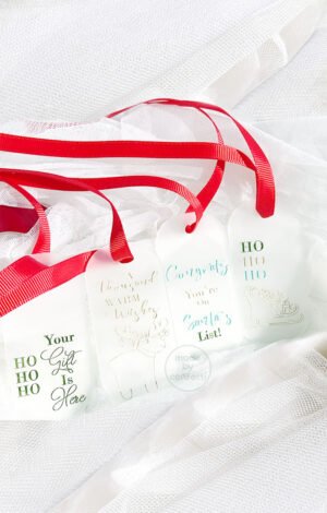 Christmas quote gifting tags