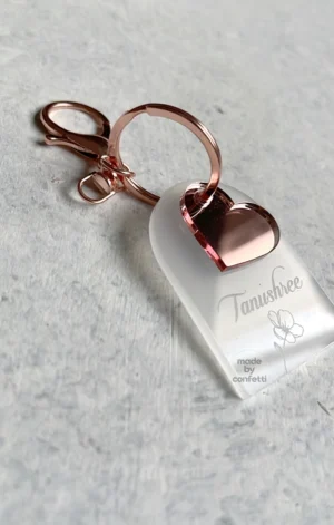 Heart of mamma keychain