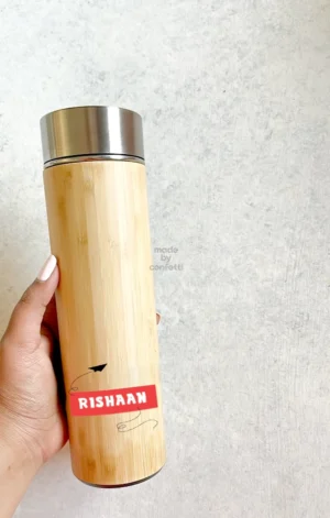 Temperature back to school personalized name bottle | Back to School